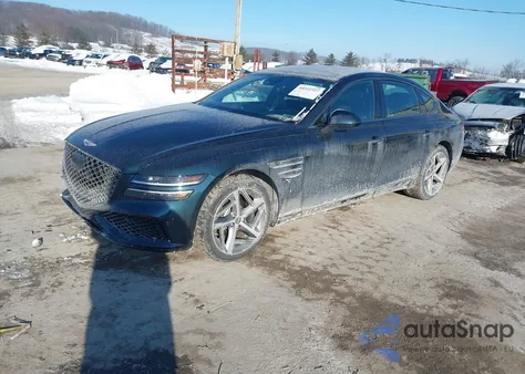2024 Genesis G80 3.5T Sport Awd из США, поврежденный, VIN KMTGB4SD9RU205355